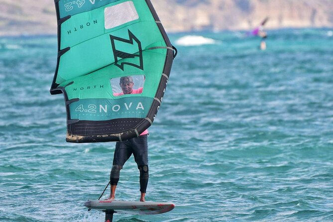 #1 eFoil 1.25 hr or 2 hr wing foil or windsurf or kayak lesson - Ray and Josh: patient coaching plus local spot knowledge
