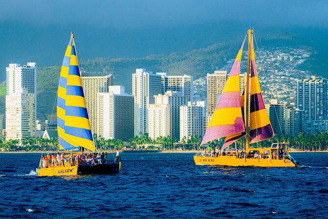 1-Hour Diamond Head Sail of Waikiki Beach - A true 1-hour sail: perfect timing, not a rushed blur