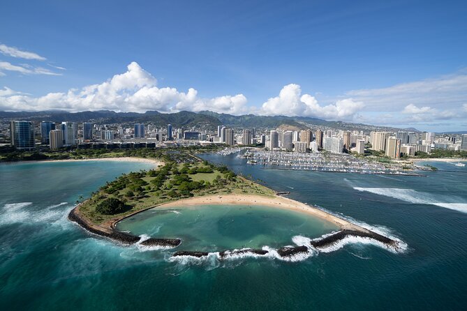 18 Minutes PRIVATE Helicopter Tour in Honolulu - Start, Takeoff, and the Honolulu International Airport Advantage