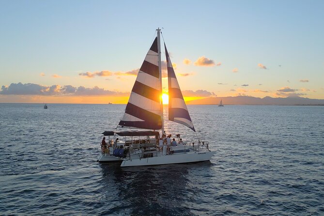 Best Waikiki Sunset Cruise:BYOB Sunset Sail with Swimming - Waikiki Sunset, Seen From Holomoana to Open Water