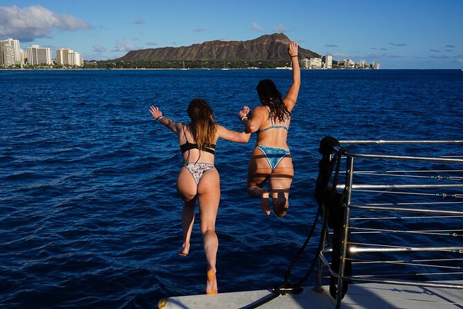 Best Waikiki Sunset Cruise:BYOB Sunset Sail with Swimming - Sunset Swim Off Waikiki: The Cool-Down That Makes This Cruise Worth It