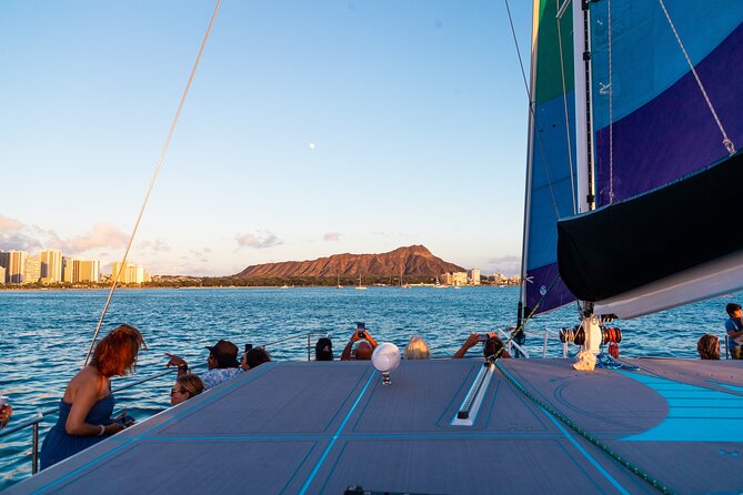 Board from Waikiki Beach for a scenic Sunset Sail on the Hāwea - Price and Value: Is $72.96 Worth It?