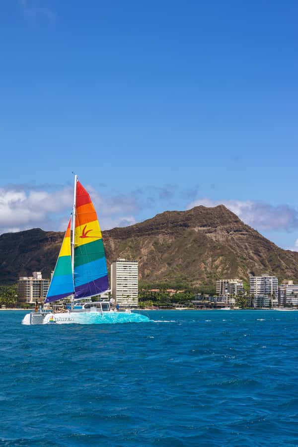Board from Waikiki Beach for our Aloha Hour Sail - Key things to know before you go