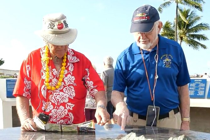 Chief's Official Pearl Harbor Self-Guided Multimedia Tour - Stop 2: USS Arizona Memorial, what you see from shore