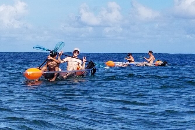 Clear Bottom Kayak - Guaranteed to see Turtles! - Snorkeling time and how conditions affect what you get