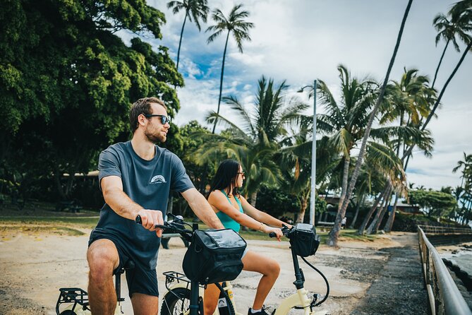 Electric Bike Rentals Waikiki: Honolulu E- Bike Rentals - What is included: helmets, locks, maps, and service you can actually use
