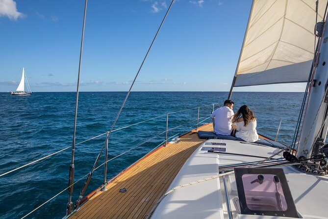 Explore Turtle Canyons Waikiki Snorkel and Sail Adventure - Onboard comfort, sun, and the value of deck time