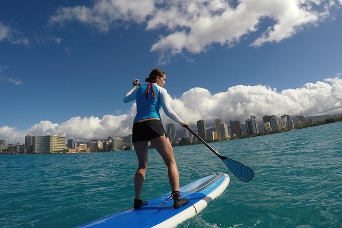 Family Stand Up Paddle Lesson with Waikiki Courtesy Shuttle - Equipment Is Included, and That Changes the Value Math