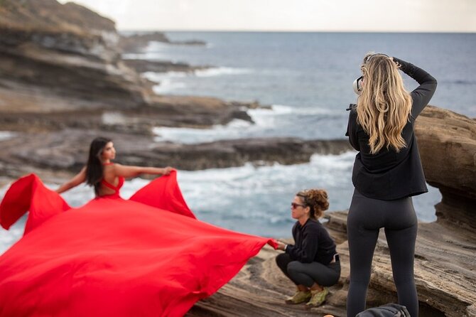 Flying Dress Photoshoot on Oahu - Meeting At 333A Keahole St and Getting Oriented Fast