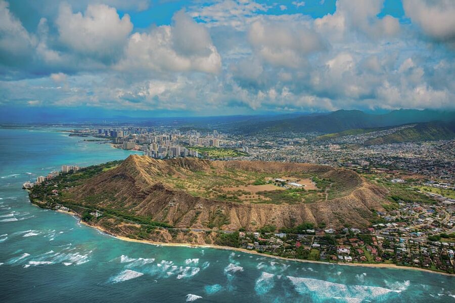 From Honolulu: Complete Oahu Island Helicopter Tour - Dole Plantation panoramas and the Waianae mountain range