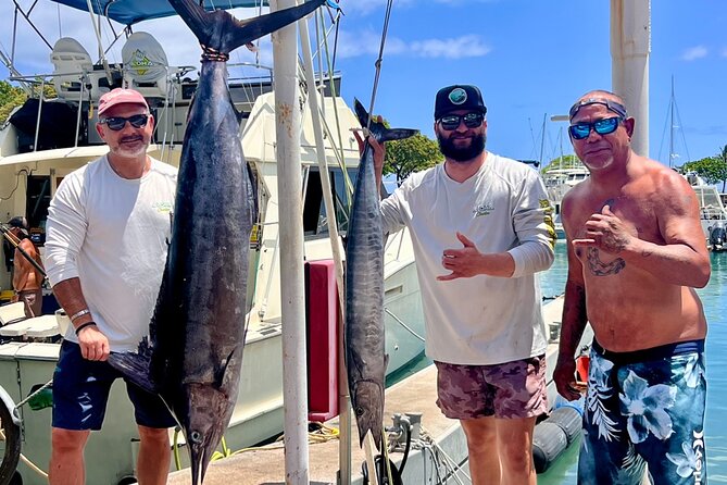 Full Day Sport Fishing Charter Honolulu - The Boat Comforts: AC Cabin and a Real Refrigerator