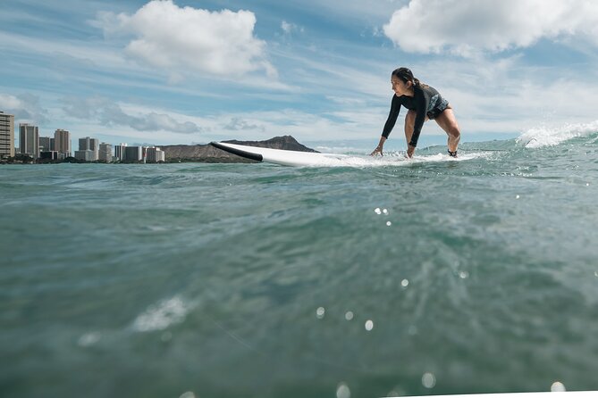 Group Surf Lesson in Honolulu - Stop 1, Waikiki Beach: The Real Thing You’ll See and Feel