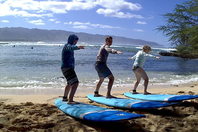 Group Surf Lessons for beginners on the North Shore of Oahu - Gear is included, so you can travel light