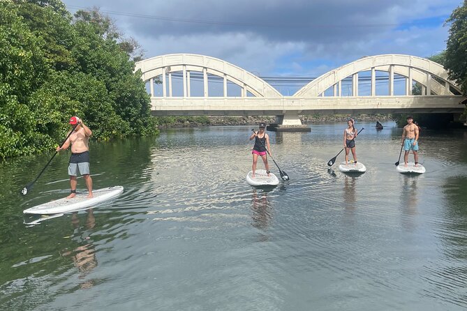 Haleiwa River Paddle Board Rental with Blue Planet Adventure Co. - The Bridge Moment: Rope Swing and People-Watching