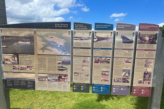 Half Day Pearl Harbor with USS Arizona Memorial and City Tour - Riding the Navy launch to USS Arizona and seeing the wall of names