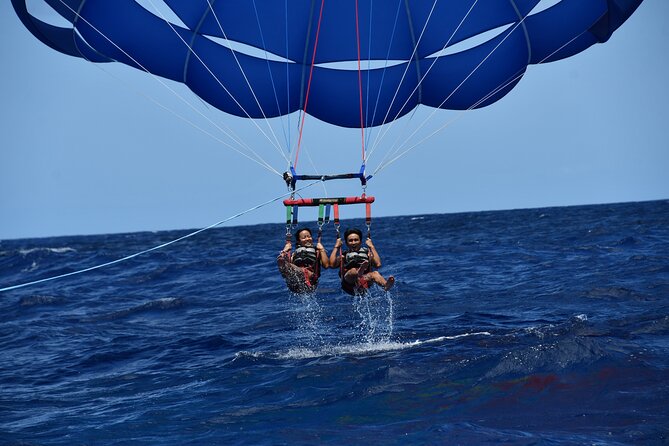 Hawaiian Parasail Since 1977 from Waikiki Beach - Will You Get Wet? The Water Touch Option Explained