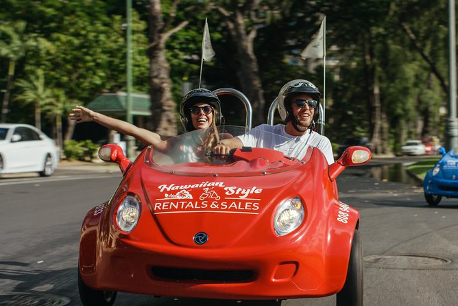 Hawaiian Style Scoot Coupe Rental for the Day - Route rules that matter: Honolulu only, and the highways you must avoid