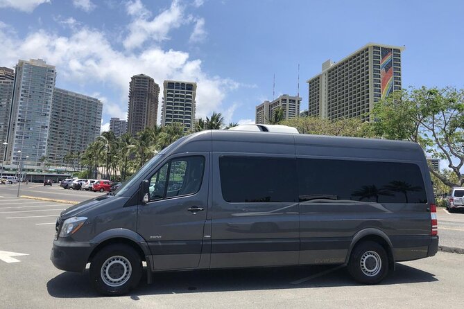 HNL Airport & Waikiki Private Transfer by Brand New Mercedes Van - Waikiki Hotels to Airport: Early Arrival and Smooth Departure