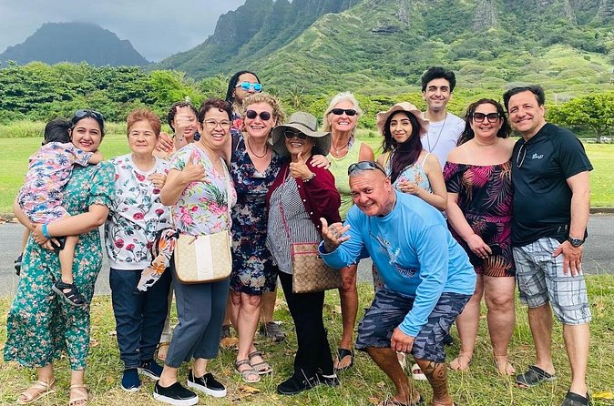 Honolulu Airport Shuttle & Circle Island Tour - Tropical Farms macadamia break and Kualoa’s Chinaman’s Hat views