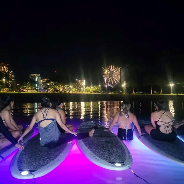 Honolulu: Fireworks Glow and Flow Yoga Class - Dusk to Night: Skyline Views That You Can Only Get From Here