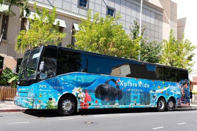 Honolulu XR Bus Tour: Immersive Hawaii Experience "XploreRide" - From water’s edge to sea: what the first stop is doing