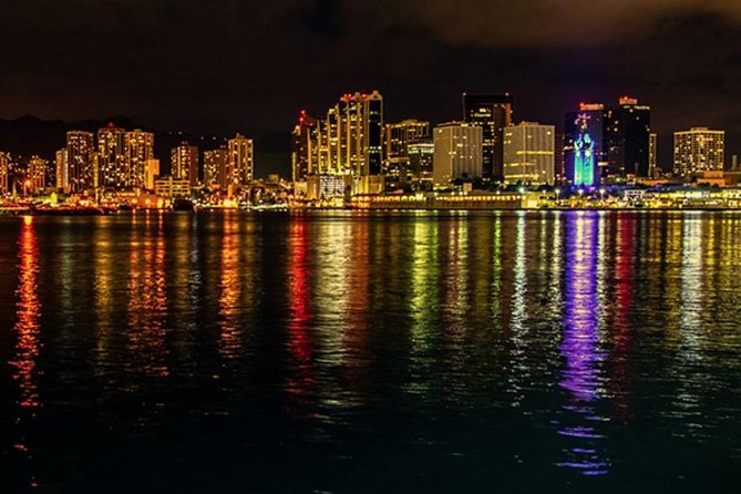 Independence Day Cruise - The views: Waikiki, Diamond Head, sunset, and city lights