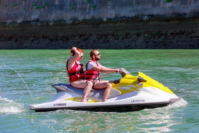Jet Ski Ride Maunalua Bay. Tandem-2 people ride-price per person - The Course Setup: Laps, Turns, and a Speed Cap