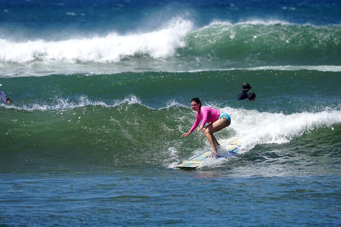 Learn to surf with a local big wave rider on the North Shore of Oahu - How the session pacing helps you rest and try again