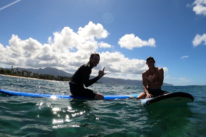 Learn to surf with a local big wave rider on the North Shore of Oahu - From Kahalewai Place to the beach: short, focused start