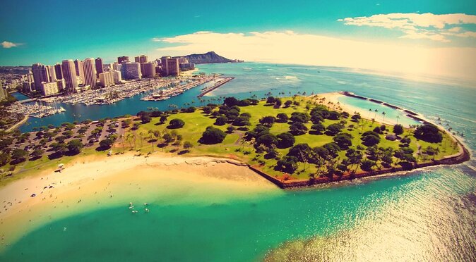 Magic Island Honolulu Stand Up Paddling - Entering the Water at Yoga Floats, Starting at 7:30 am