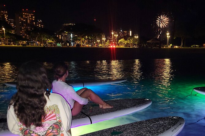 Night SUP Yoga and Fireworks at Magic Island - The Fireworks Finale: Watching Hilton’s Show From the Water
