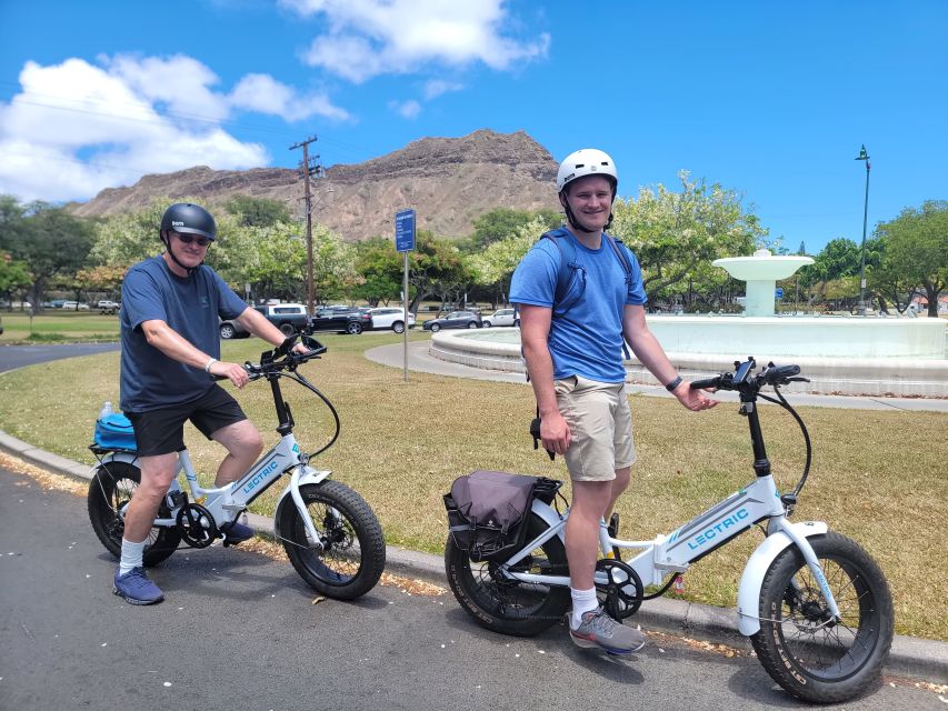 Oahu: Diamond Head E-bike Scenic Ride - Kahala lookout at the Diamond Head entrance, for a second perspective