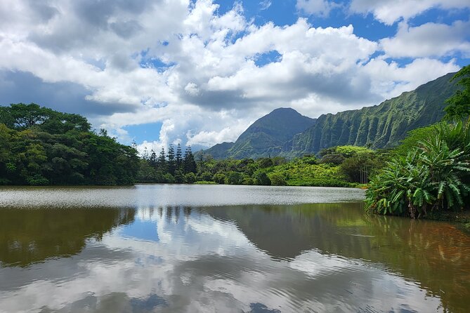 Oahu Fun Circle Island Tour With Pickup - Kualoa Regional Park: Chinaman’s Hat and the Jurassic Park photo moment