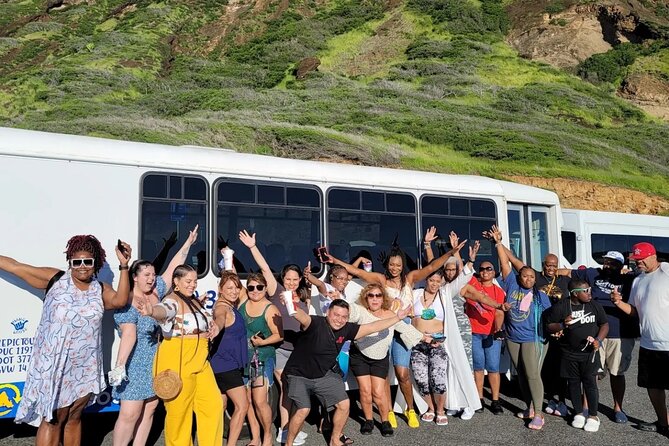 Oahu Guided Circle Island Tour, Swim w/ Turtles, Dole, Blowhole - Halona Blowhole and Eternity Beach, Volcanic Oahu in Motion