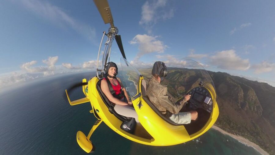 Oahu: Gyroplane Flight over North Shore of Oahu Hawaii - The 10-minute safety briefing that actually sets you up to enjoy the ride
