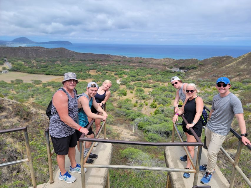 Oahu: Honolulu E-Bike Ride and Diamond Head Hike - The summit payoff: ocean views and Honolulu skyline