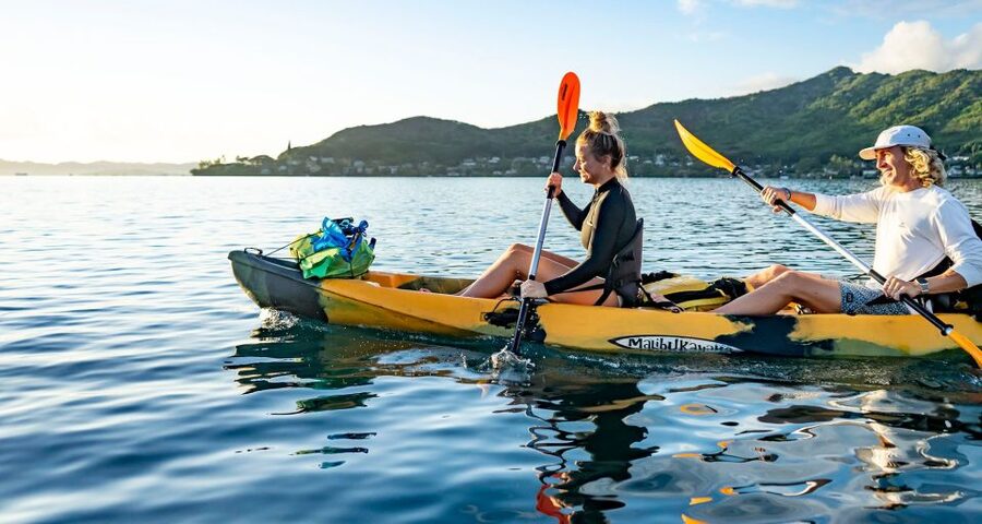 Oahu: Kaneohe Bay Coral Reef Kayaking Rental - Meeting in Kailua, then launching fast at the harbor