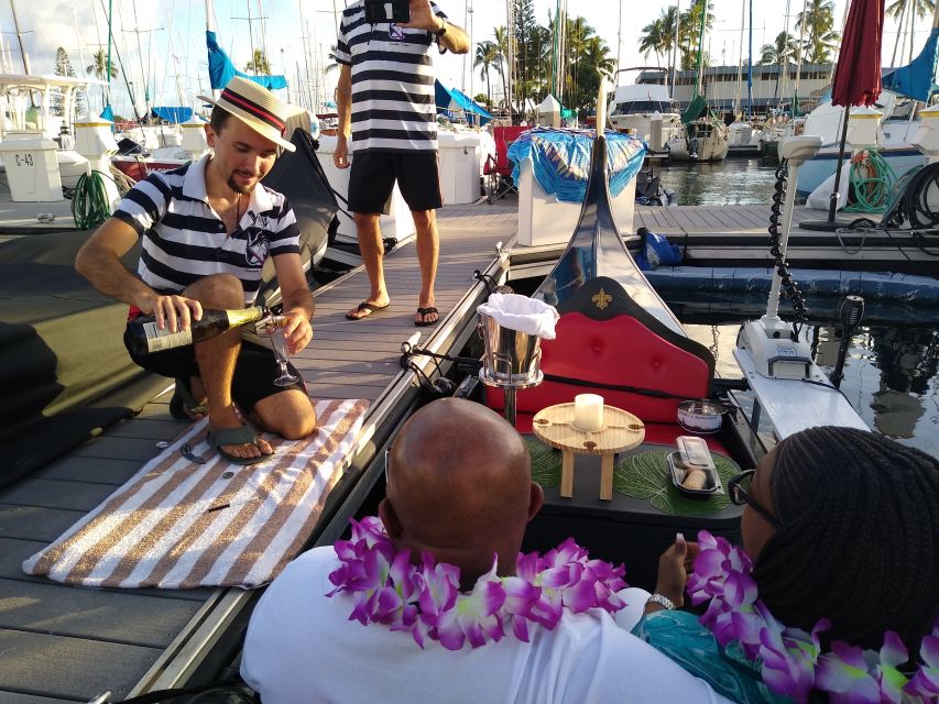 Oahu: Luxury Gondola Cruise with Drinks and Pastries - Timing, weather, and comfort: rain or shine, keep it easy