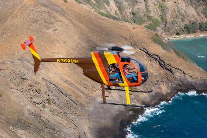 Oahu: Magnum P.I. Doors-Off Helicopter Tour - The flight plan across Oahu’s shorelines and mountains