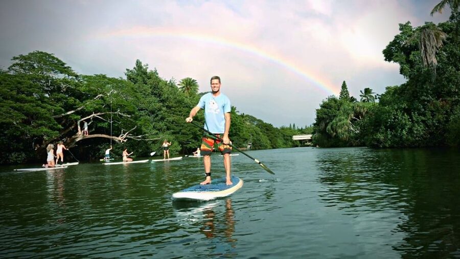 Oahu: North Shore Haleiwa Paddleboard River Adventure - Launching and landing at the private Rainbow Bridge deck