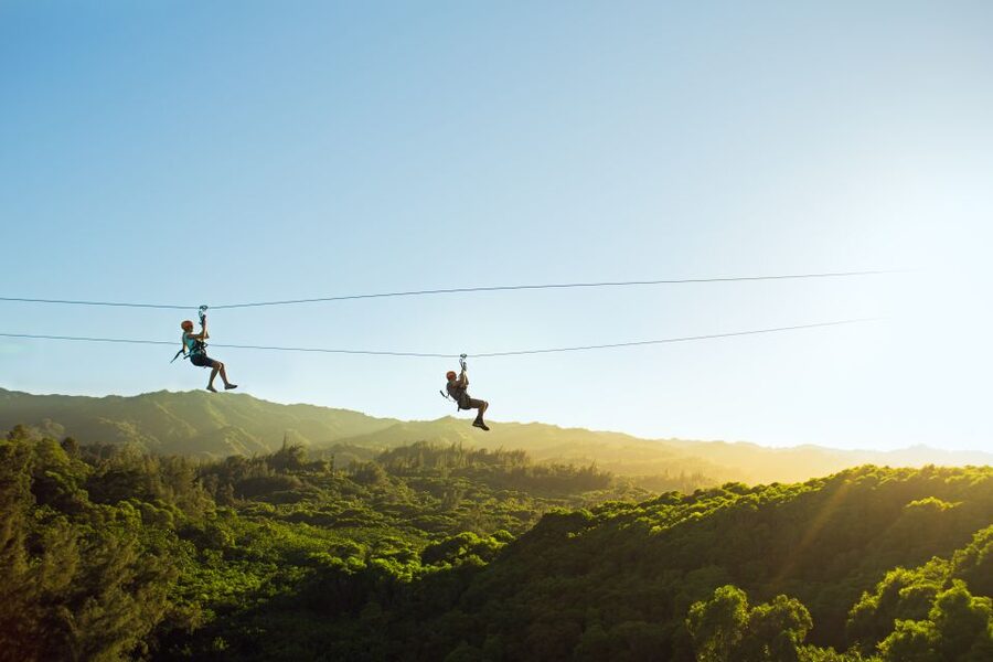 Oahu: North Shore Zip Line Adventure with ATV and Farm Tour - The 2-Mile ATV Start, 410 Feet Up, With Ocean Views