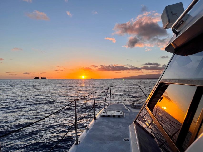 Oahu: Private Catamaran Sunset Cruise & Optional Snorkeling - Wildlife spotting that feels real: turtles, dolphins, and seasonal whales