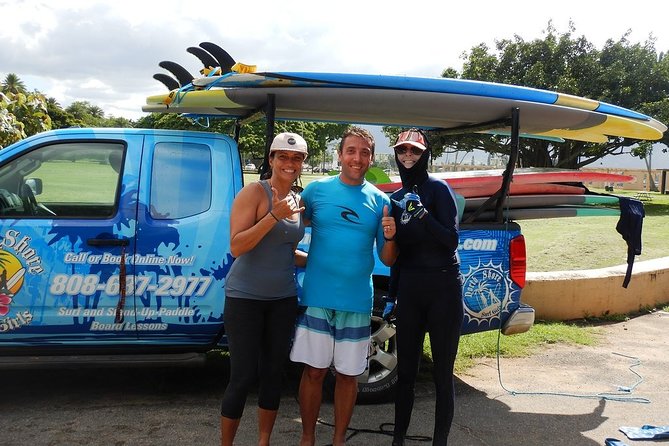 Oahu Private Surfing Lesson - In the water: paddling, wave reading, and getting on lots of waves
