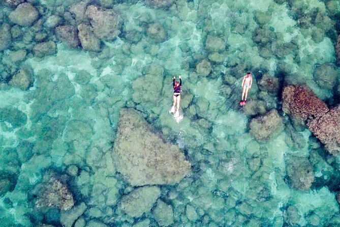 Oahu Private Tour North Shore, Waimea Falls and Dole Plantation - Sunset Beach area: surf icons and quick scenic stops