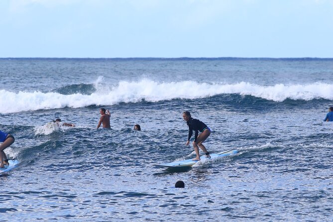 Oahu Semi Private Surfing Lesson - Rash Guards and a Surfboard, So You Don’t Haul Gear