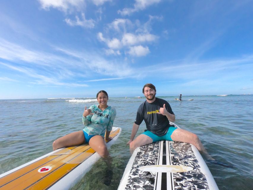 Oahu: Surfing Lessons for 2 People - The 20 to 30 Minutes on Dry Land That Actually Saves Time