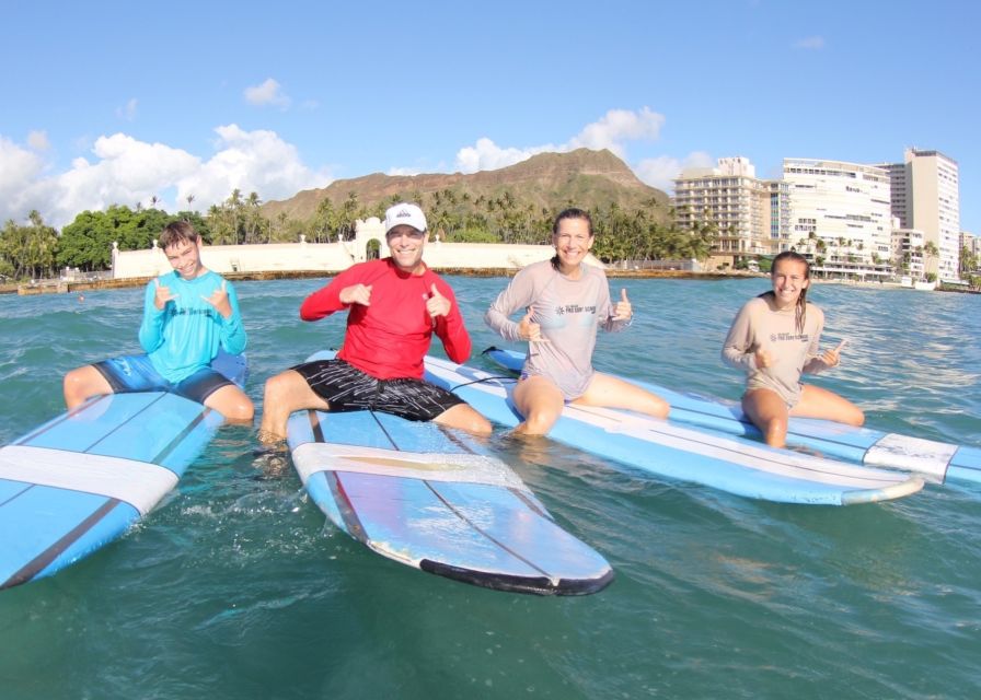 Oahu: Waikiki 2-Hour Beginner Group Surf Lesson - Waikiki surfing, minus the worst of the crowds