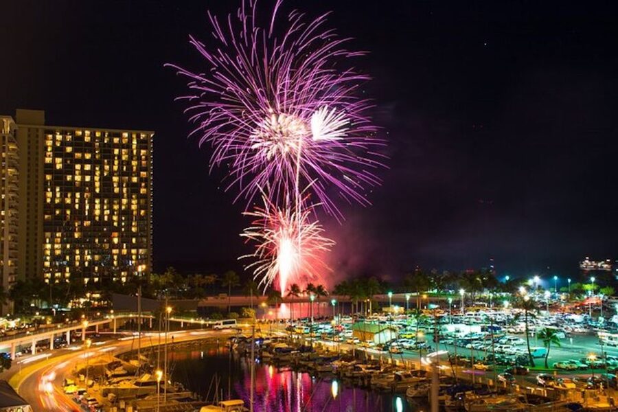 Oahu: Waikiki Friday Night Fireworks Catamaran (Wahine Koa) - Two catamarans, one promise: better fireworks sightlines