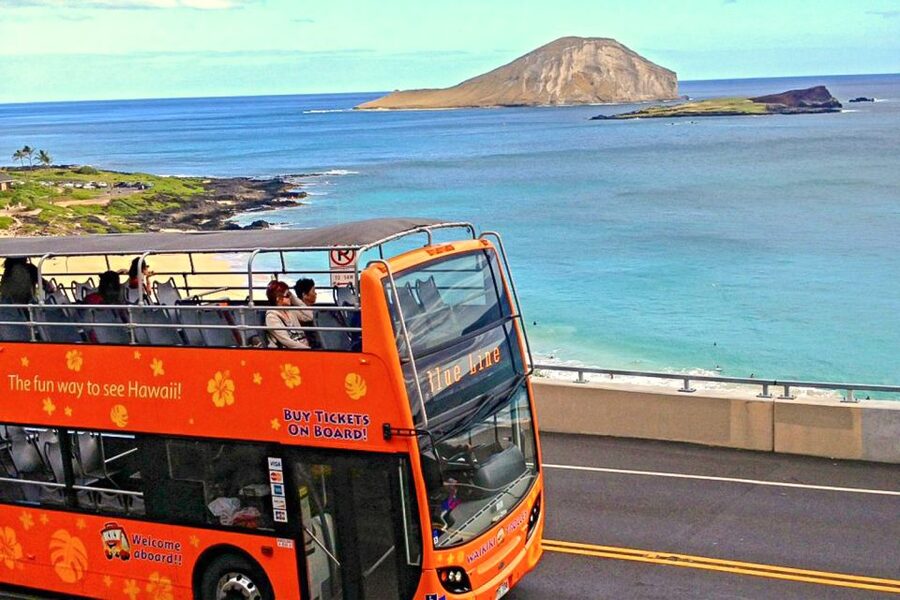 Oahu: Waikiki Trolley Hop-on Hop-off All-Line Pass - Red Line for Kings, WWII, and the City/Art District