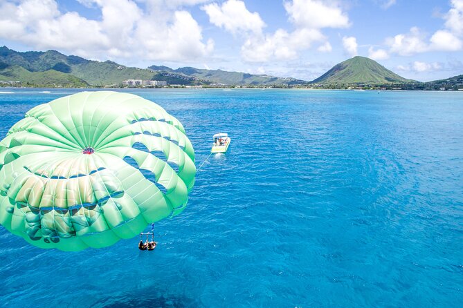 Parasailing on Maunalua Bay- Oahu's off Waikiki Playground - Small-Group Reality: Avoiding the Waikiki Crowd Without Paying for a Private Boat